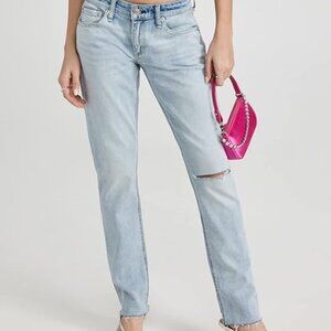 Rag & Bone The Dre Slim Boyfriend Jeans in Whitehaven Rinse